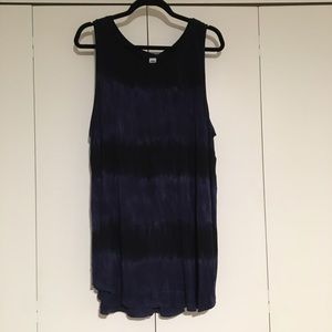 Old Navy Luxe Swing Tank Top Blue XXL